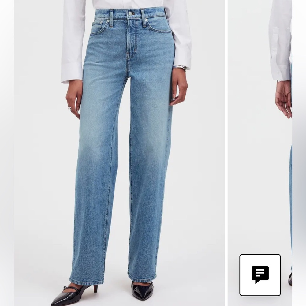 Madewell perfect vintage wide leg jeans NWT